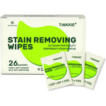 TiNKKiE 26 pack stain remover wipes front packaging view