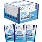 Air Jungles Flushable Wipes individually wrapped 50 count pack front view