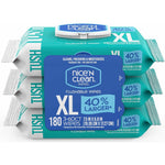 Nice 'N Clean Extra Large Flushable Wipes front packaging