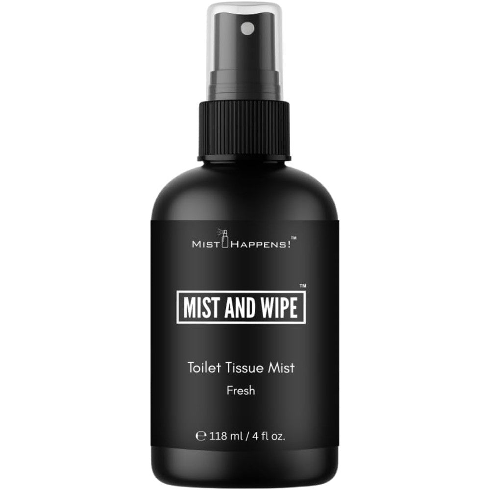 PRISTINE Mist and Wipe Toilet Tissue Spray front view 4 ounce bottle