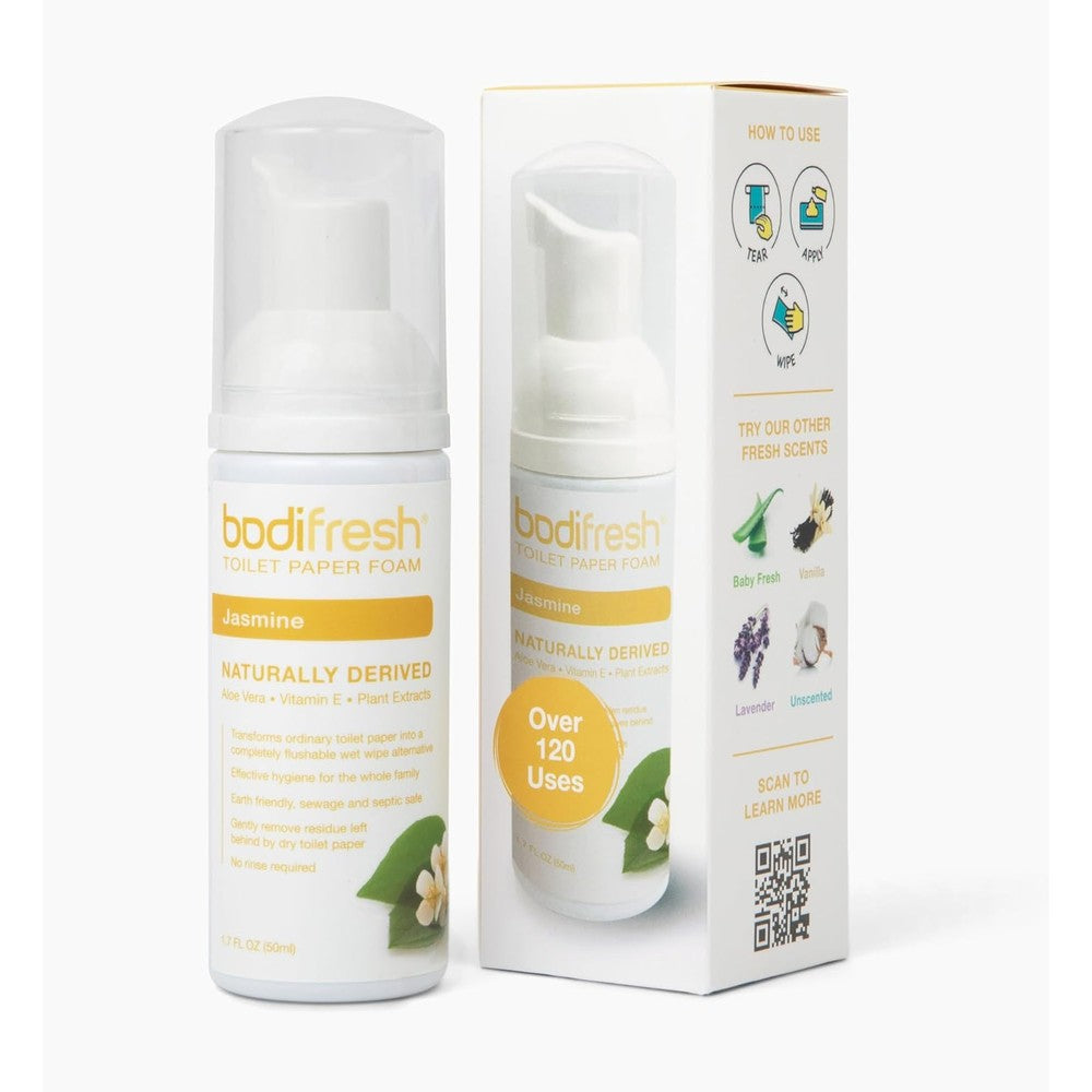 Bodifresh Toilet Paper Foam Jasmine front view eco-friendly hygiene