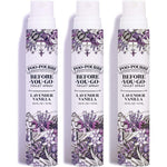 Poo-Pourri Lavender Vanilla Toilet Spray 3-Pack front view authentic odor eliminator.