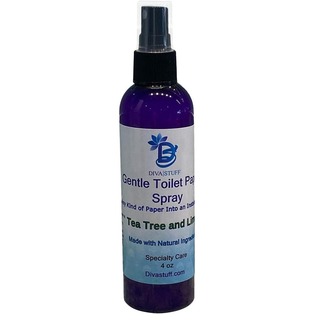 Diva Stuff Soothing and Gentle Toilet Paper Spray 4 Ounce front view for personal hygiene.