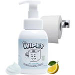 Mr. Wipey Toilet Paper Foam front view of the ten ounce bottle
