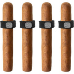4PCS Adjustable Magnetic Cigar Holder for Golf Carts & Outdoor Use (Black)