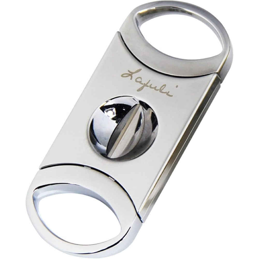 Cigar Cutter Silver V-Cut Stainless Steel Cigar Guillotine