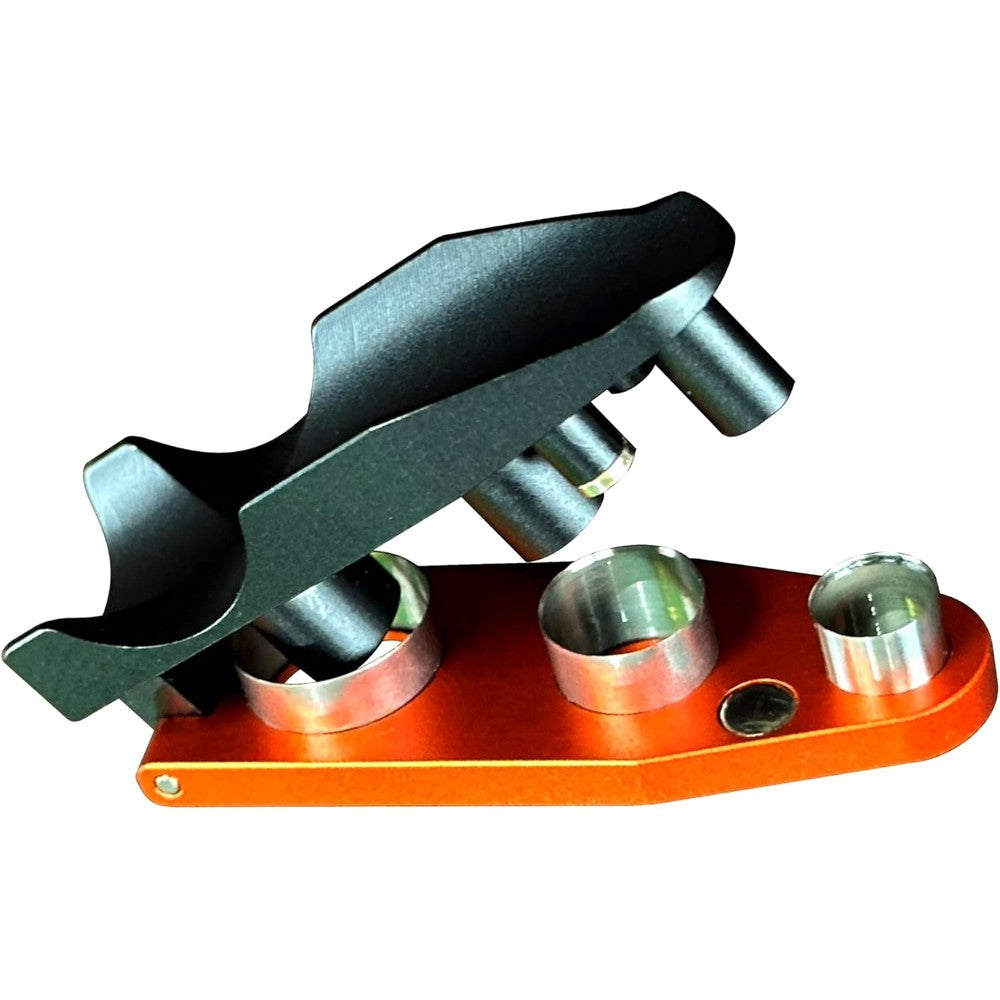 Perfec - PerfecPunch & Stand - Triple-Punch Cigar Cutter and Cigar Stand, Sharp Cigar Punch Blades and Stable Cigar Stand, Multifunctional Cigar Punch Tool