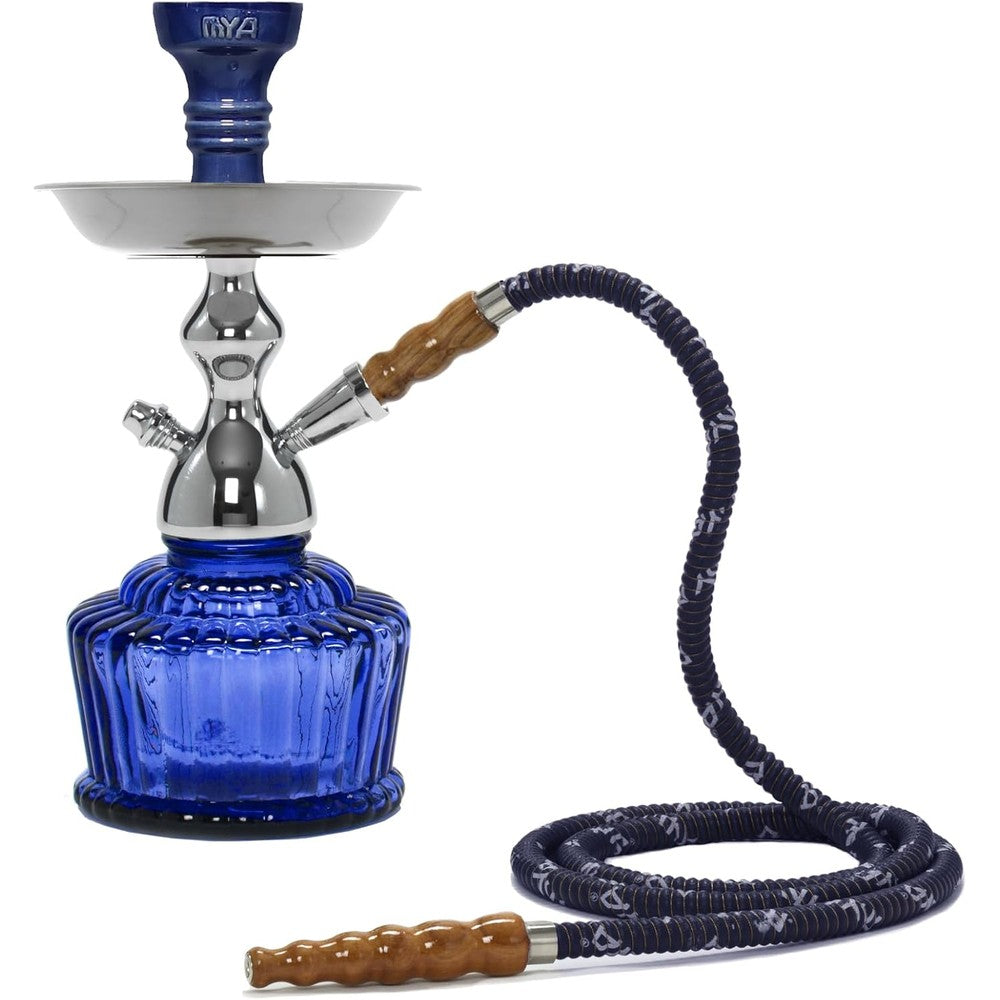 Mya QT 14" CAGED HOOKAH SHISHA SET SINGLE HOSE DURABLE LONG LASTING SMOOTH SMOKE
