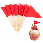 Cargen red triangular flag toothpicks front view of package