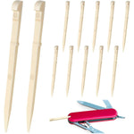 Saillong 12 Pack Toothpick replacements front view for pocket knives