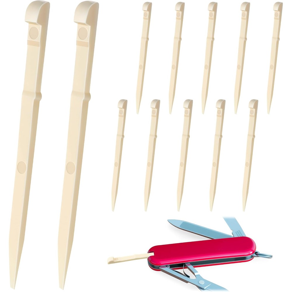 Saillong 12 Pack Toothpick replacements front view for pocket knives