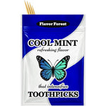 Flavor Forest Mint Toothpicks 100 count front packaging view