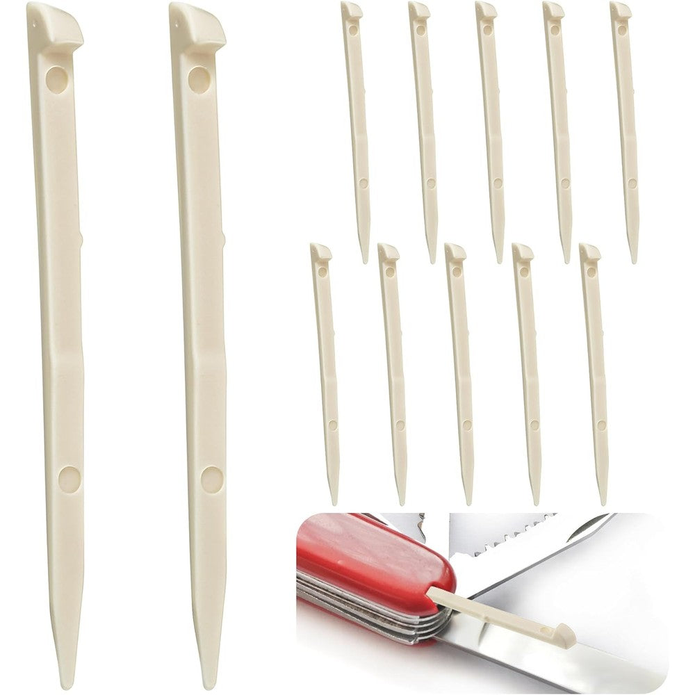 Saillong 12 pack toothpicks replacement front view for pocket knives