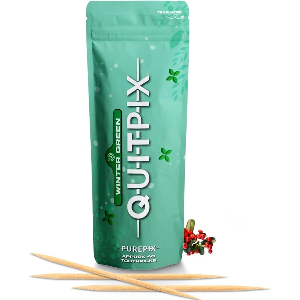 PurePix Infused Flavored Toothpicks front packaging view for smoking cessation aid