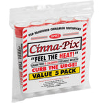Candy Envy Cinna-Pix Cinnamon Toothpicks 5 pack tubes front view for fresh breath.