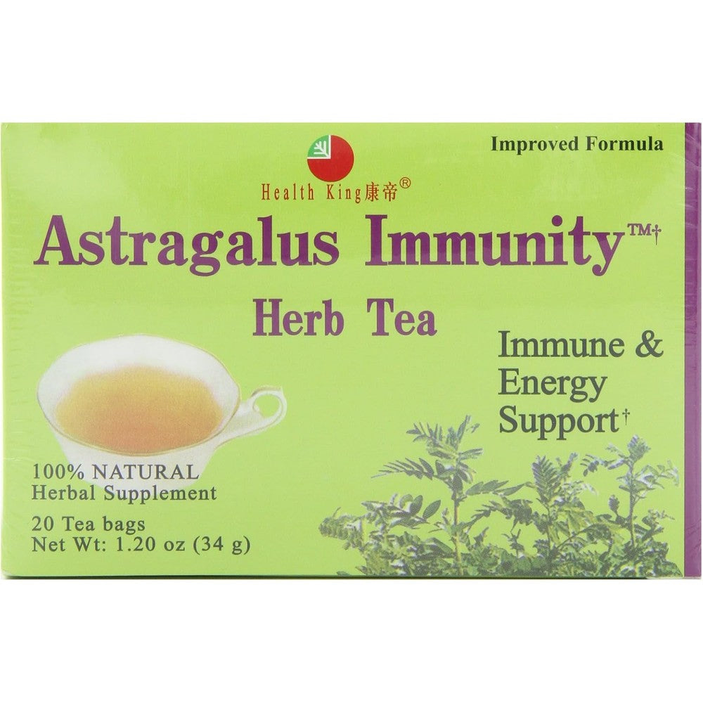 Health King Astragalus Immunity Herbal Tea front view box pack of four