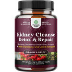 Natures Craft Kidney Cleanse 60 capsules front view bottle packaging for urinary tract health