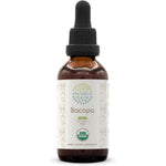 HerbEra Bacopa B60 Organic Tincture front view bottle for cognitive health