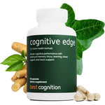 Best Cognition Cognitive Edge Bacopa Memory Supplement bottle front view displaying the premium 7-in-1 daily focus formula.
