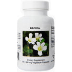 Supreme Nutrition Products Bacopa 90 veggie caps front bottle view showing pure brain supplement