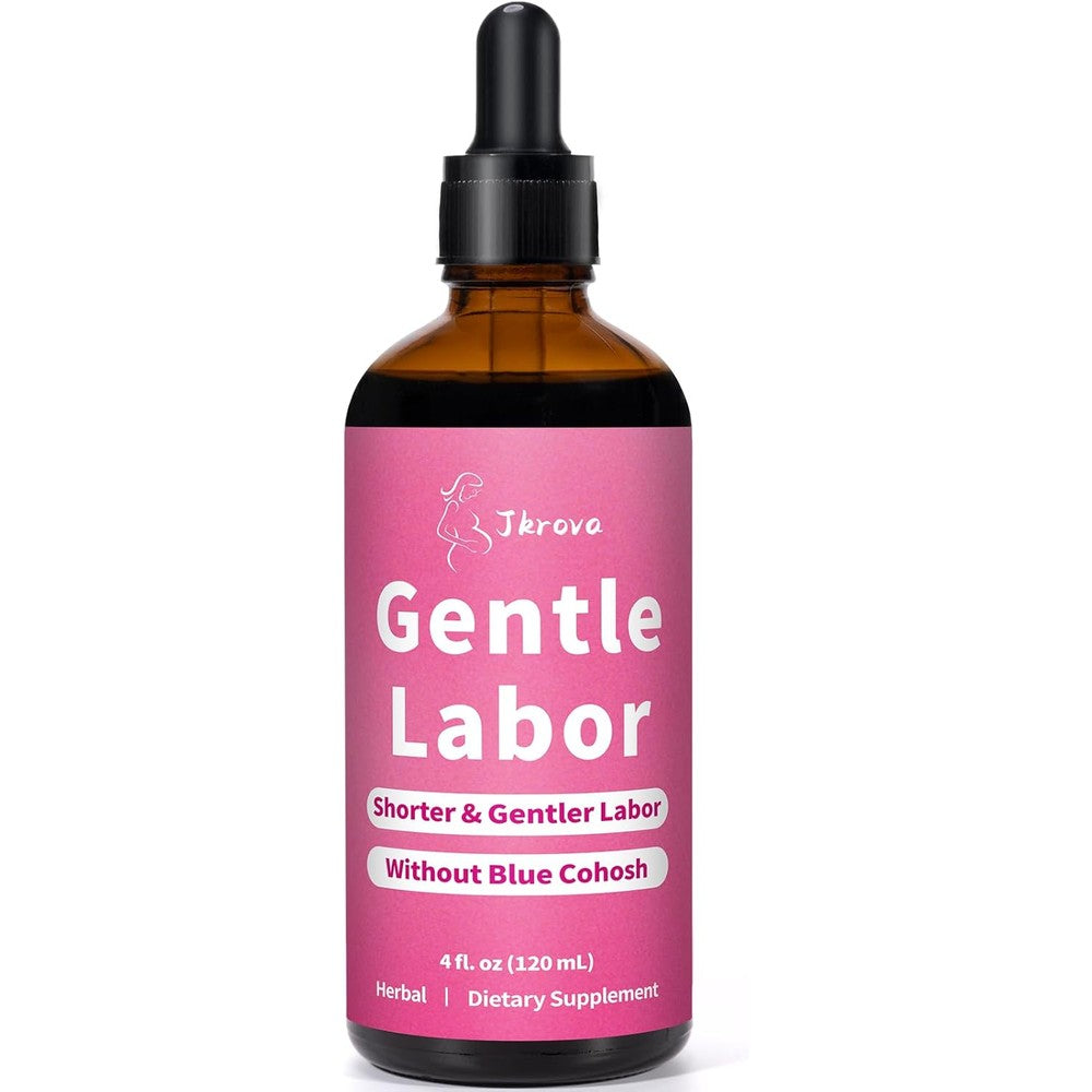 Jkrova Gentle Labor Birth Tincture Without Blue Cohosh Shorter Labor 4 fl. oz