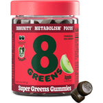 8Greens Supergreens Gummies front view bottle