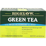 Bigelow Green Tea with Wild Blueberry and Acai front of box