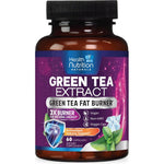 Health Nutrition Naturals Green Tea Extract bottle front view for energy support