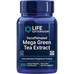 Life Extension Decaffeinated Mega Green Tea Extract bottle front view