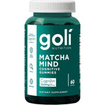 Goli Matcha Mind Cognitive Gummies bottle front view