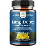 Natures Craft Mullein Leaf Lung Detox 120 Capsules front view