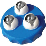 ProStretch Marble Roller blue hand-held massage tool front view