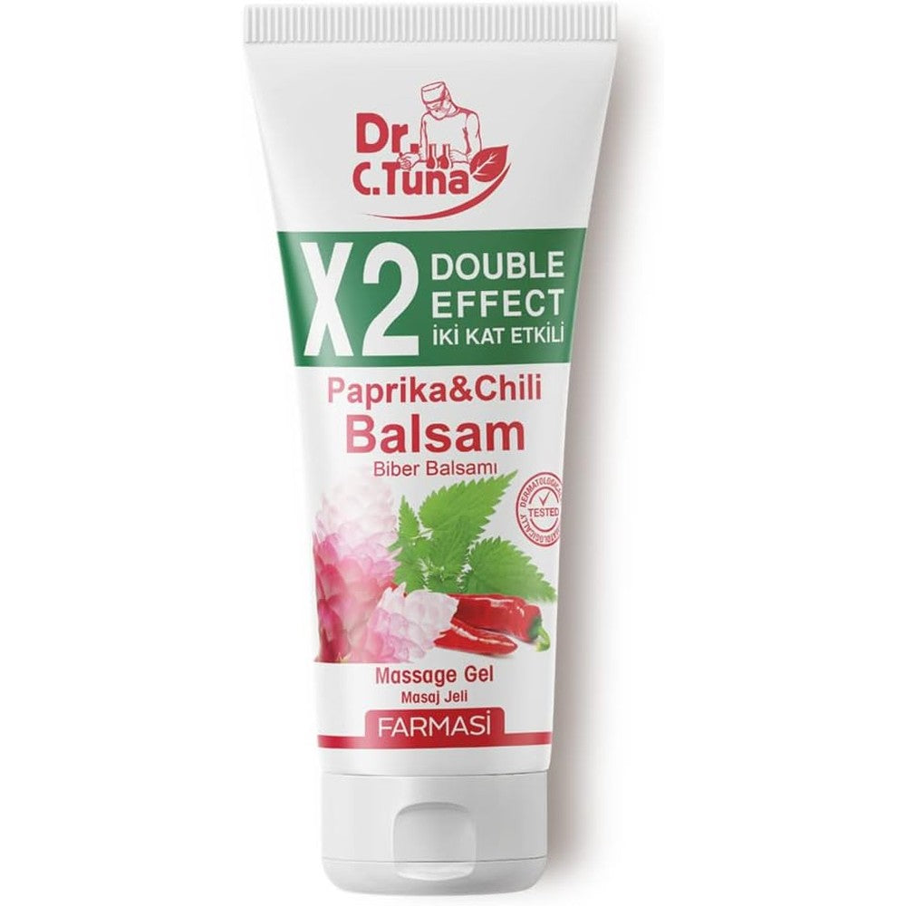 Farmasi Dr C Tuna Paprika and Chili Balsam front view bottle
