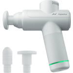 Hyperice Hypervolt Go 2 Arctic Grey front view premium handheld massage gun