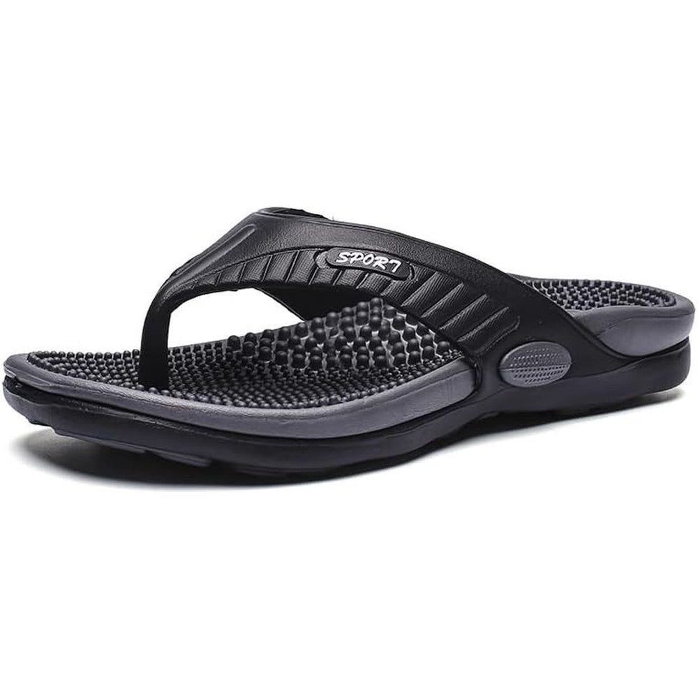 DSLED massage flip flops with arch support front view