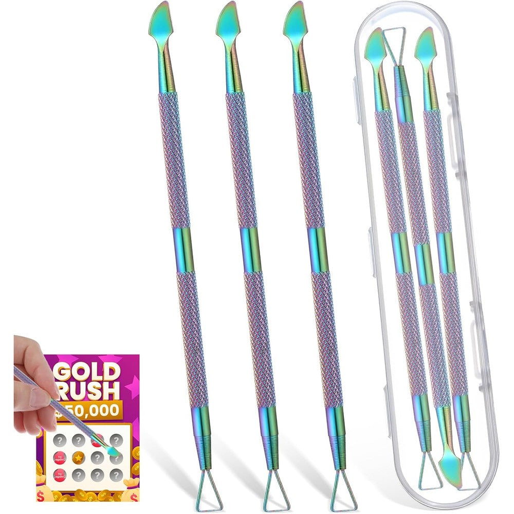 ValueBargain 3 pieces lottery ticket scratcher tool front view