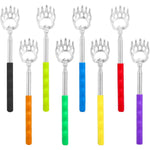 Ohuhu telescoping back scratcher 8 pack front view showcasing different colors