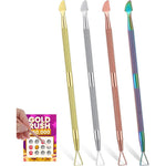 Wanmu 4 Pieces Lottery Ticket Scratcher Tool Set front view