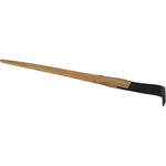 Feels Like Fingernails Buffalo Horn Back Scratcher front view showing the natural horn tip and smooth wooden handle.