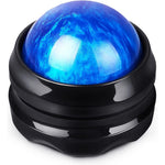Wandiory manual massage roller ball front view blue deep tissue tool