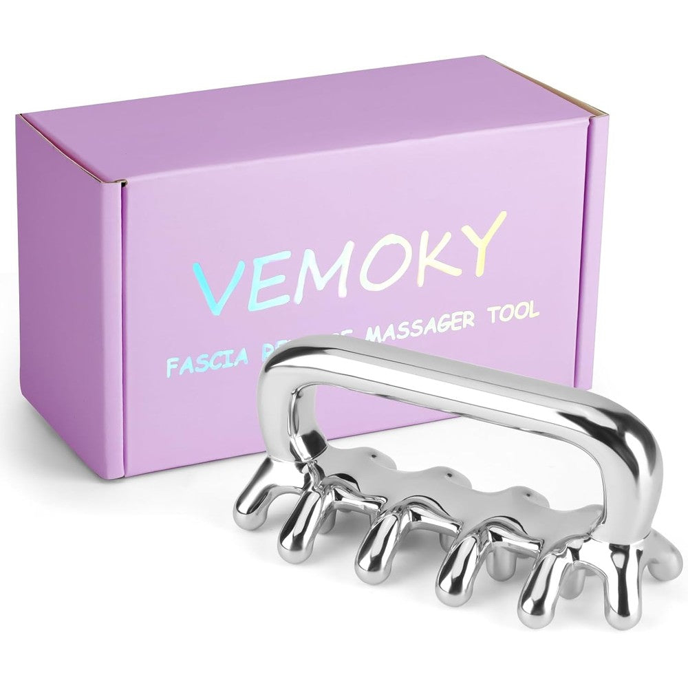 Vemoky stainless steel fascia massage tool front view