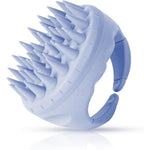 SetSail hair scalp massager shampoo brush front view showing soft silicone bristles for scalp exfoliation.