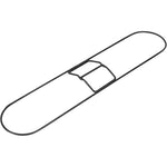 Restaurantware Clean Tek Professional dust mop frame front view for industrial floor sweeping