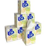 Vinda 3-Ply Ultra Care Facial Tissues front view of 8 cube boxes pack