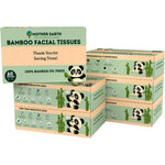 MOTHER EARTH Bamboo Facial Tissue 4 Ply 6 Pack front view eco-friendly paper