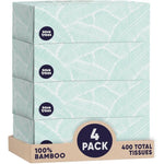 Save Trees Bamboo Facial Tissues 12 box bulk pack front view eco-friendly paper.