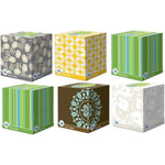 Puffs Plus Lotion Facial Tissues 6 box pack front view for sensitive skin relief.