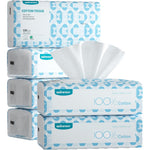Winner Soft Face Towels 100% USDA Biobased Cotton Facial Tissues Unscented Disposable Dry Wipes For Sensitive Skin 600 Count Pack Of 6