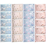 Tinlade travel size pocket facial tissue 24 pack front view showing floral theme packaging.