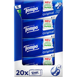 Tempo Classic 4 Ply Facial Tissues 15 Pack front view premium German pocket tissues